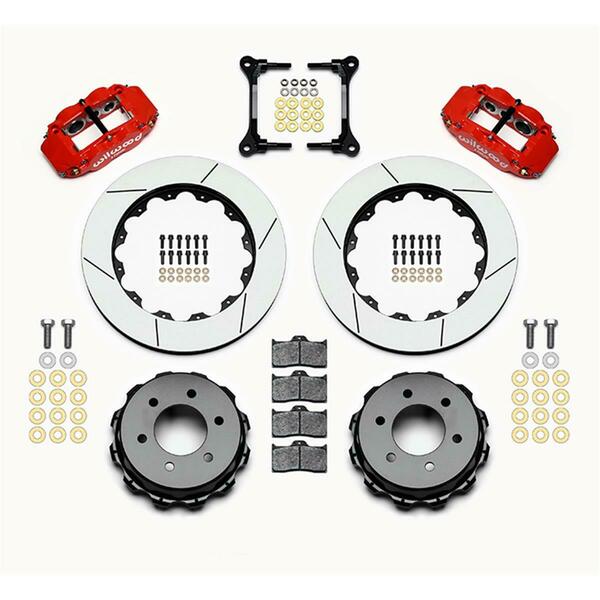 Wilwood 14.25 in. Big Brake Truck Front Brake Kit, Red 140-13866-R